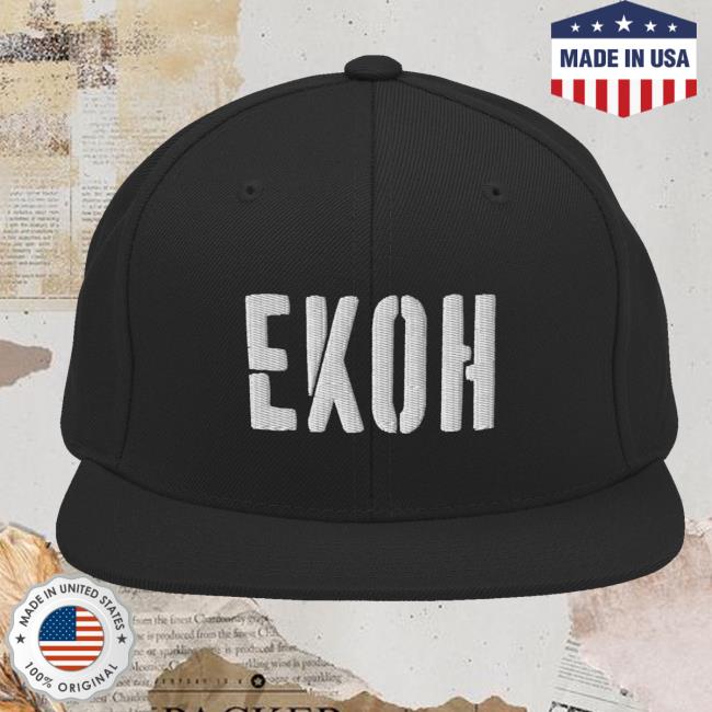 Ekoh Merch Store Broken Stencil Snapback Ekoh Merch Store Broken Stencil Snapback