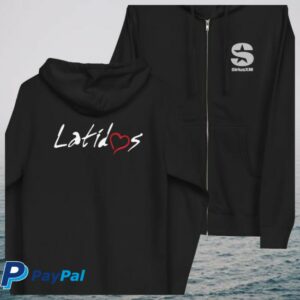 Siriusxm Store Merch Latidos Zip Hoodie