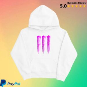 Ac1dstarclub Merch Ac1dmonst3r White Hoodie