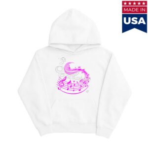 Ac1dstarclub Merch Catharsis White Hoodie