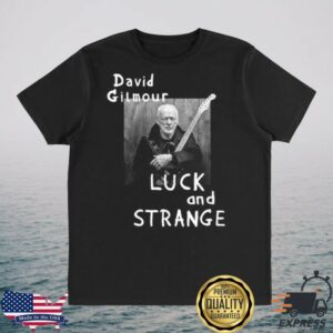 David Gilmour Store Merch Luck And Strange Tour Portrait T-Shirt