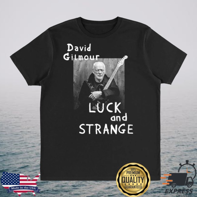 David Gilmour Store Merch Luck And Strange Tour Portrait T-Shirt David Gilmour Store Merch Luck And Strange Tour Portrait T-Shirt