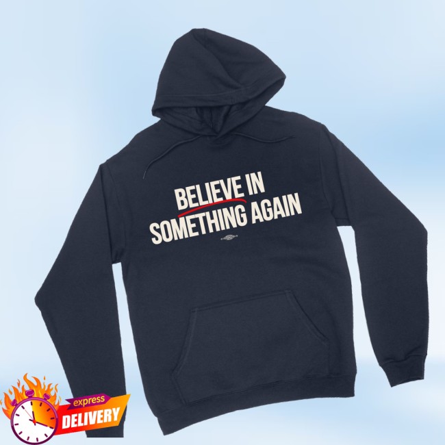 Jack For New York Store Merch Believe In Something Navy Pullover Hoodie Jack For New York Store Merch Believe In Something Navy Pullover Hoodie