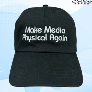 Unified Goods Store Merch Ug Make Media Physical Again Black Cap