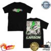 Kyle Larson Merch Store Tulsadega Shootout Design- Adult Hydrangea T-Shirt
