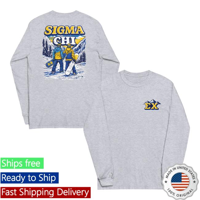 Sigma Chi Merch Store Sigma Chi Snowboarding Long Sleeve Shirt Sigma Chi Merch Store Sigma Chi Snowboarding Long Sleeve Shirt