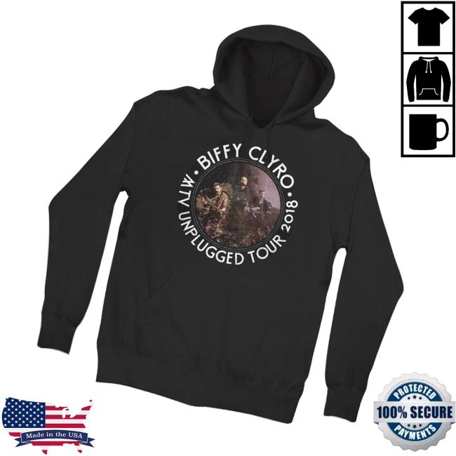 Warner Music Merch Store Biffy Fuckin Unplugged Tour Hoodie Black Warner Music Merch Store Biffy Fuckin Unplugged Tour Hoodie Black