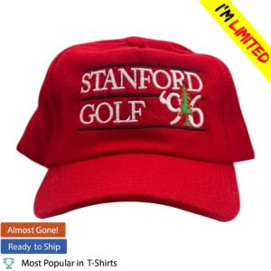 Jonah Store Merch Stanford Golf 96 Wool Cap Red