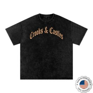 Crooks And Castles Merch Store Heir Apparent Snow Washed Oversized Tee
