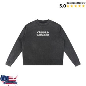 Crooks And Castles Merch Store Tre Mineral Wash Oversized Sweater