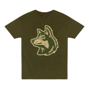 Walla Walla Gear Merch Mascot Tee Military Green