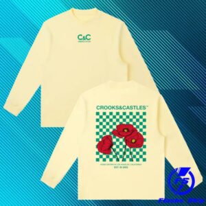 Crooks Castles Merch Homegrown Long Sleeve Tee