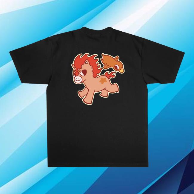 Chunky Things Merch Store Chunky Fire Horse And Duck Ya T-Shirt Black Chunky Things Merch Store Chunky Fire Horse And Duck Ya T-Shirt Black