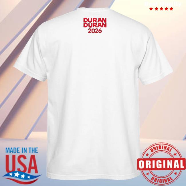 Duran Duran Store Merch White Bandshot 2026 T Duran Duran Store Merch White Bandshot 2026 T