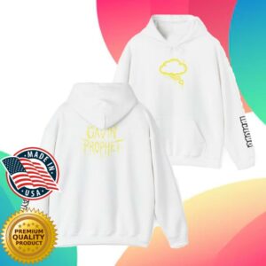 Gavin Prophet Merch Store Radical Yellow Graffiti Crash Cloud Hoodie
