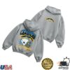 kenny Chargers Merch Store Seen X Los Angeles Chargers Gray Vintage Voltage Hoodiev