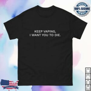 Thehouseofmasks Merch Store Keep Vaping Tee