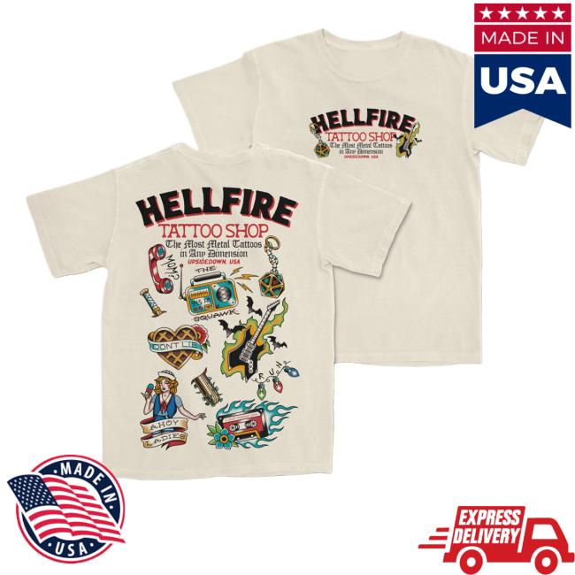 Lostbrostradingco Merch Store Hellfire Tattoo Shop Tee Lostbrostradingco Merch Store Hellfire Tattoo Shop Tee