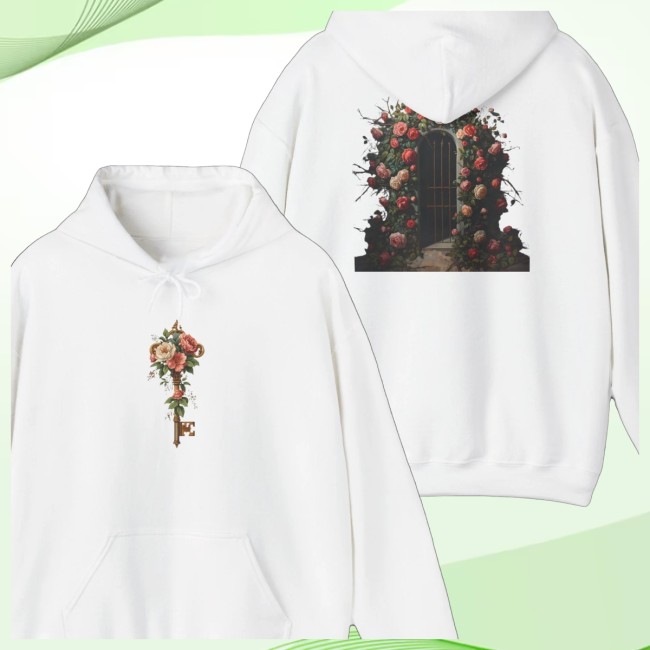 Vinsoul Store Merch Floral Key Hoodie Vinsoul Store Merch Floral Key Hoodie