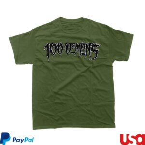 Closed Casket Activities Merch Store 100 Demons Logo T-Shirt