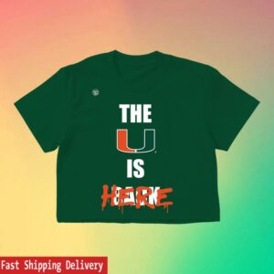 Dyme Lyfe Merch Store Miami Hurricanes Women’s U Is Here Crop
