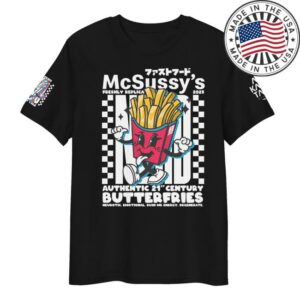 Akamitale Merch Store Butterfries Organic T-Shirt Black