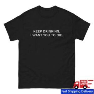 The House Of Masks Store Merch Keep Vaping I Want You To Die Shirt