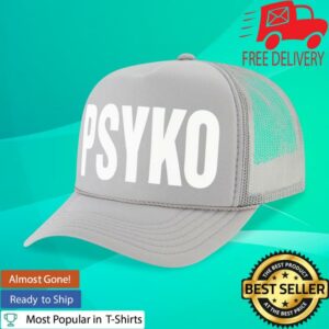 Osamason Merch Store Psyko Trucker Hat Silver