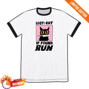 Topatoco Merch Store Lost Cat Ringer Shirt