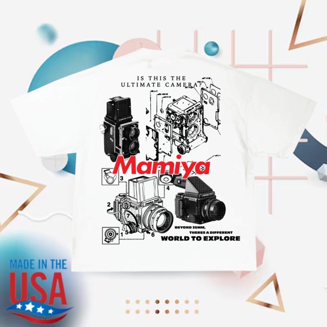 Bellows Film Lab Store Merch Mamiya T-Shirt Bellows Film Lab Store Merch Mamiya T-Shirt