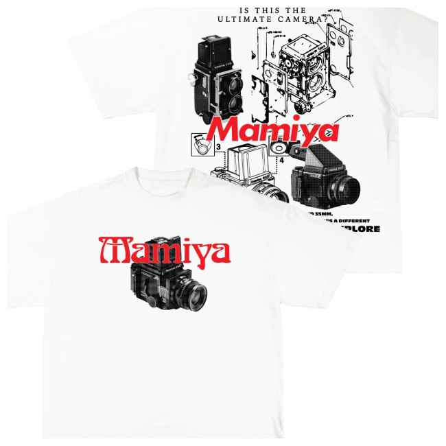 Bellows Film Lab Store Merch Mamiya T-Shirt Bellows Film Lab Store Merch Mamiya T-Shirt