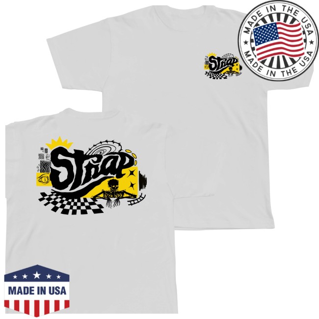 Strap Store Merch Strap Necro Logo Tee White Strap Store Merch Strap Necro Logo Tee White