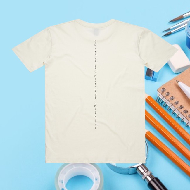 Birdsrobe Store Merch Cog Walk The Line Single T-Shir Birdsrobe Store Merch Cog Walk The Line Single T-Shir