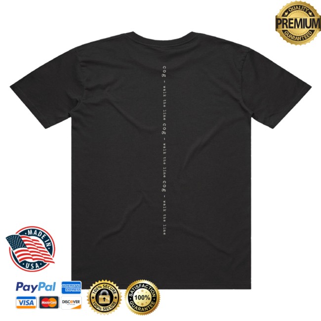 Birdsrobe Store Merch Cog Walk The Line Single T-Shirt Birdsrobe Store Merch Cog Walk The Line Single T-Shirt