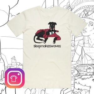 Birdsrobe Store Merch Sleepmakeswaves Post Rock Dog Shirt Black