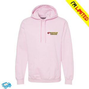 Waffle House Store Merch Meet Me Under The Yellow Sign Valentines Edition Hoodie