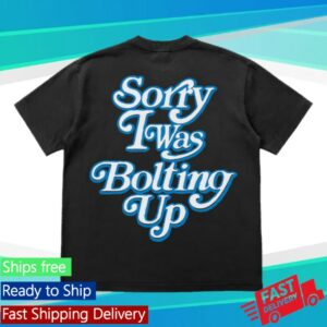 Nflshop Store Men’s Seen X Los Angeles Chargers Black Sorry I Was Bolting Up Classic T-Shirt