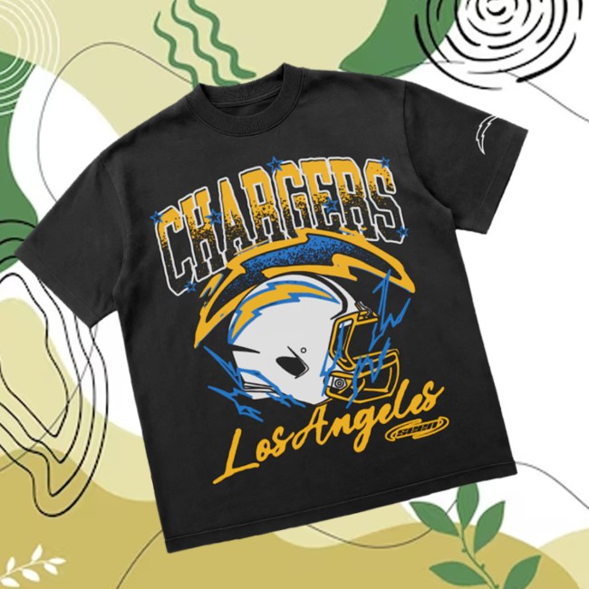 Nflshop Store Men’s Seen X Los Angeles Chargers Black Vintage Voltage T-Shirt Nflshop Store Men’s Seen X Los Angeles Chargers Black Vintage Voltage T-Shirt