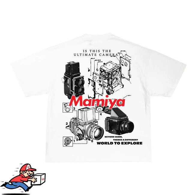 Bellows Film Lab Merch Store Mamiya T-Shirt Bellows Film Lab Merch Store Mamiya T-Shirt