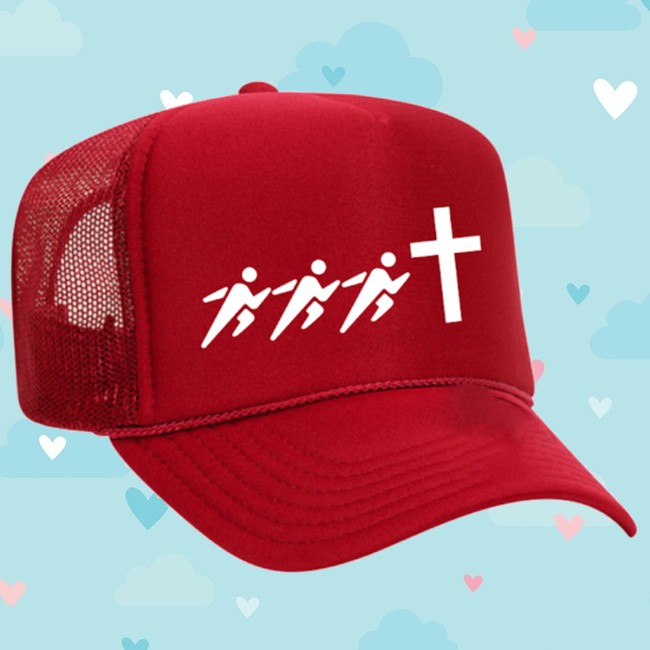 Bornagainrunclub Store Merch Chasing Jesus Red Hat Bornagainrunclub Store Merch Chasing Jesus Red Hat