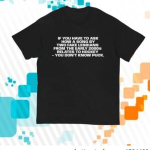 Double Hockey Stix Merch Store If You Have To Ask Tee
