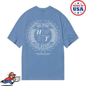 Hwbt Shop Store Crest Oversized T-Shirt Blue