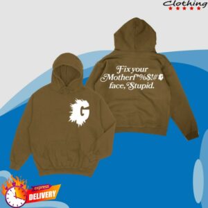Fyl Brand Store Merch Fix Your Face Quotable Hoodie