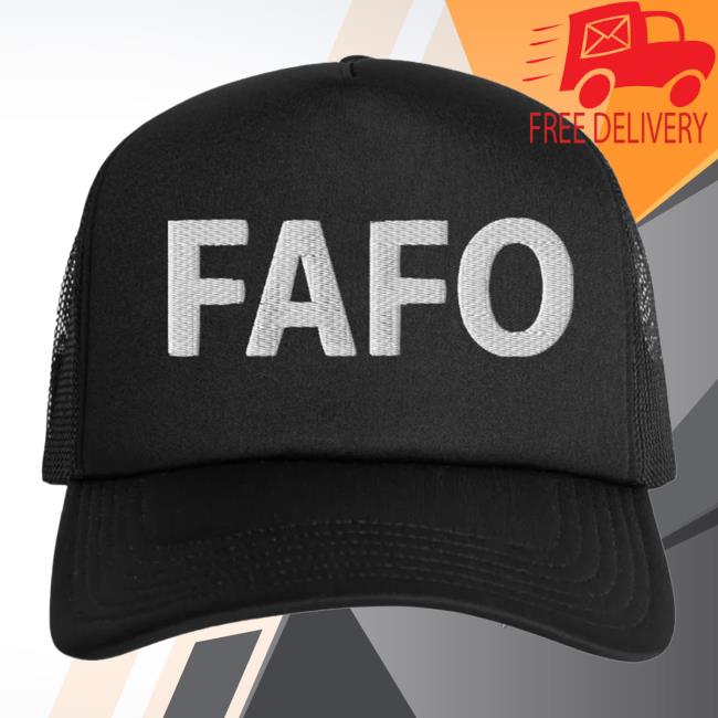 The Officer Tatum Store Fafo Embroidered Trucker Hat The Officer Tatum Store Fafo Embroidered Trucker Hat