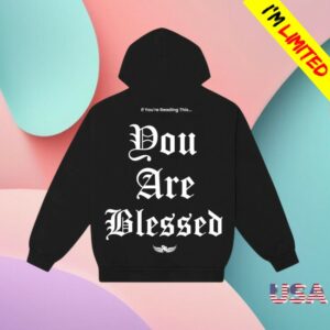 Stay Blessed Clothing Store Merch Stay Blessed You Are Blessed Black Hoodie