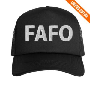 The Officer Tatum Store Merch Shop Fafo Embroidered Trucker Hat