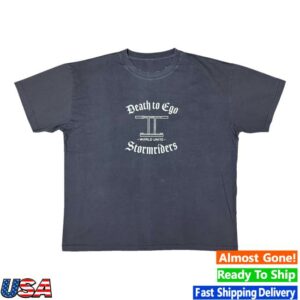 Stormrider Merch Store Death To Ego Tee Black