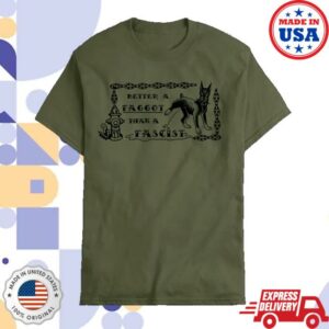 Transfigureprintco Merch Store Shop Better A Faggot Than A Fascist Toad & Turnip X Transfigure Shirt