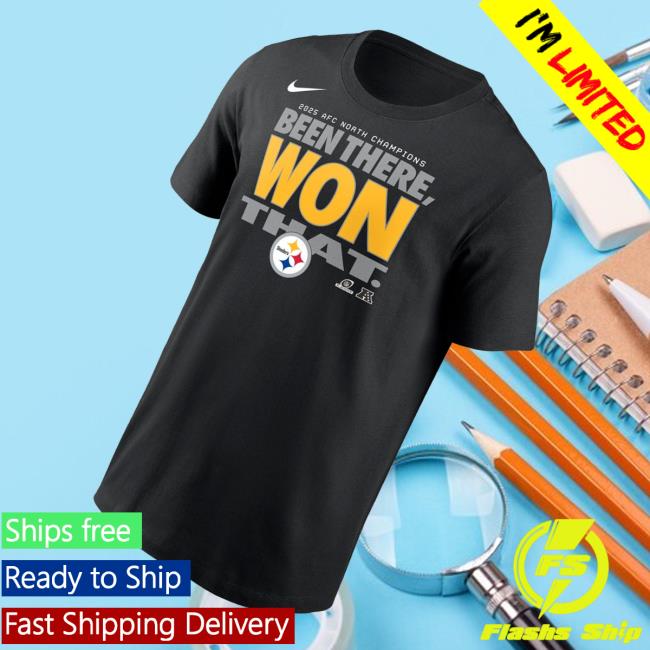 Steelers Merch Store Pittsburgh Steelers Men’s Nike Afc North Division Champions Short Sleeve T-Shirt Steelers Merch Store Pittsburgh Steelers Men’s Nike Afc North Division Champions Short Sleeve T-Shirt