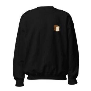 Day Bread Bakers Merch Store Minimalistic Bread Logo Sweatshirt